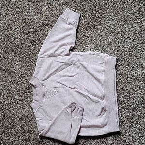 Uniqlo JW Anderson pink sweater 3/4 sleeves